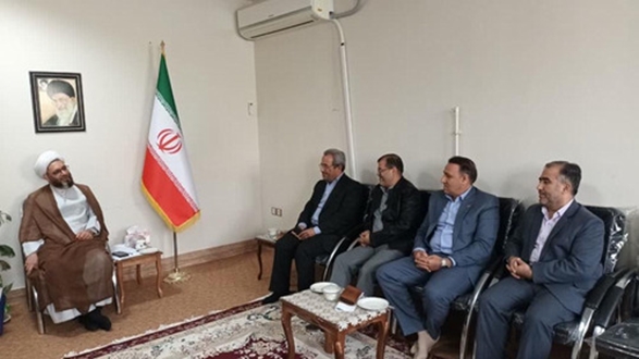 دیدار مدیرعامل شرکت شهرکهای صنعتی آذربایجانشرقی با امامجمعه و فرماندار جدید شهرستان اهر و فرماندار جدید شهرستان کلیبر