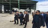 بازدید معاون وزیر صنعت ، معدن و تجارت از واحد تولیدی در حال ساخت با سرمایه گذاری خارجی در ناحیه صنعتی ایواوغلی