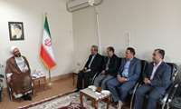 دیدار مدیرعامل شرکت شهرکهای صنعتی آذربایجانشرقی با امامجمعه و فرماندار جدید شهرستان اهر و فرماندار جدید شهرستان کلیبر