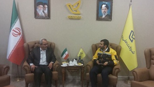 دیدار مدیرعامل شرکت شهرک‌های صنعتی آذربایجان شرقی با مدیرکل پست استان   